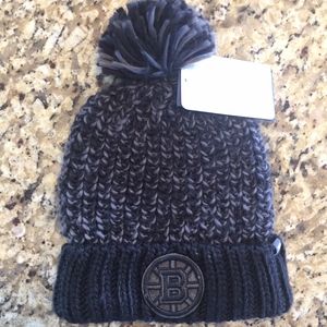 Grey & Black Boston Bruins Beanie - Brand New